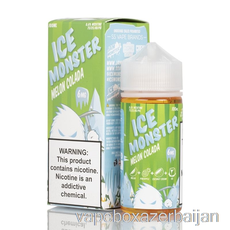 E-Juice Vape ICE Melon Colada - Ice Monster - 100mL 3mg